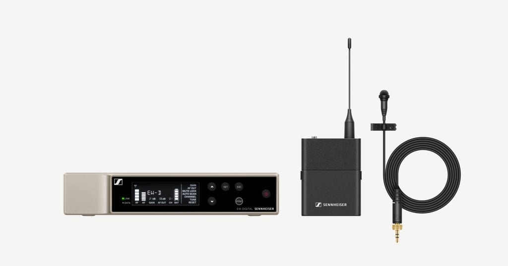 Sennheiser EW-D ME 2 SET (lavalier) microphone — for rent in Croatia
